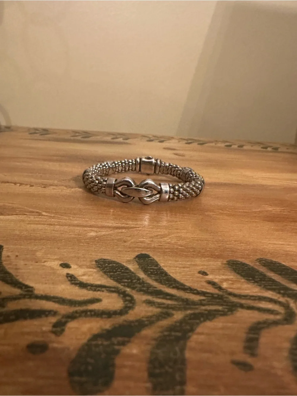 Lagos 9mm Caviar Buckle Bracelet
